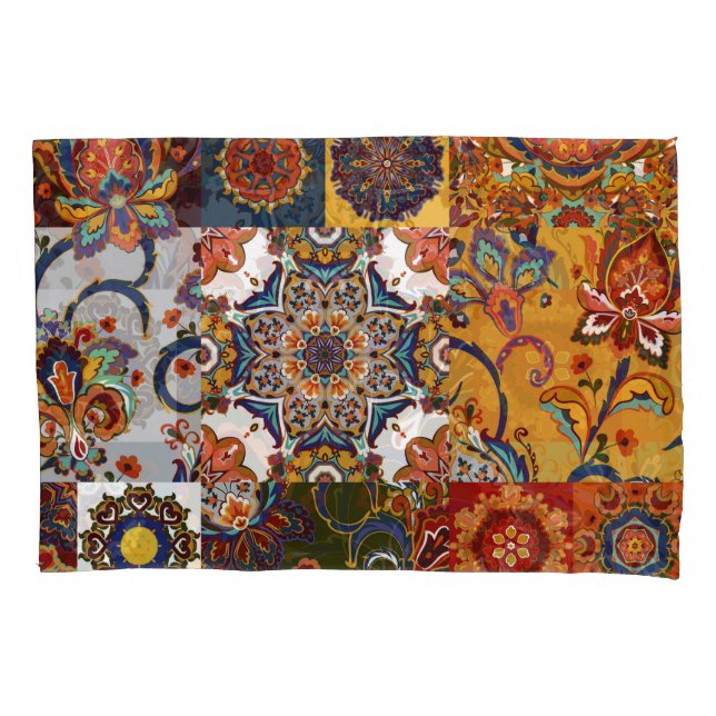 Azulejo Colorido de Patches: Estilo de Potência Ma (Frente)