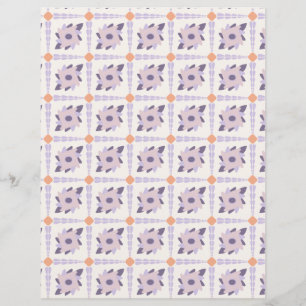 Azulejo colorido Púrpura Pastel Decorativo