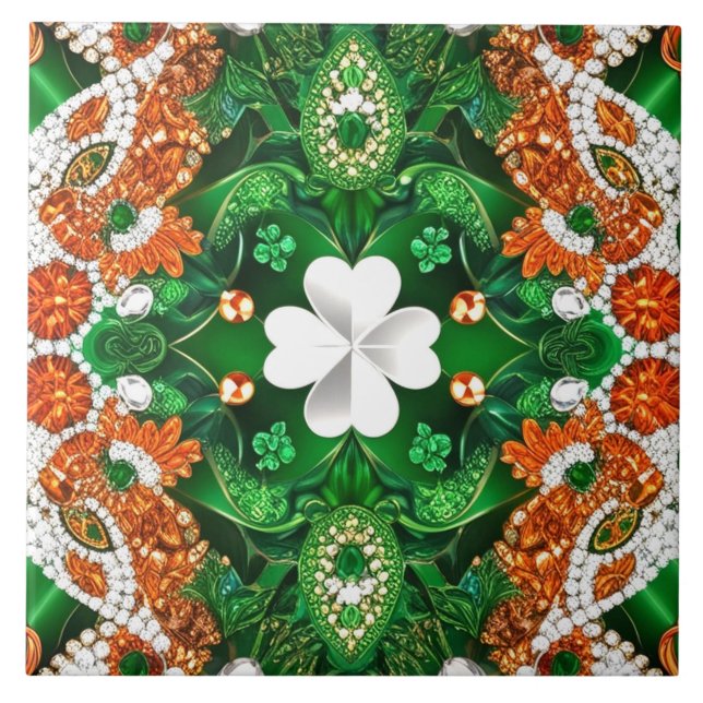 Azulejo com a Design moderna da Irlanda do Sul (Frente)