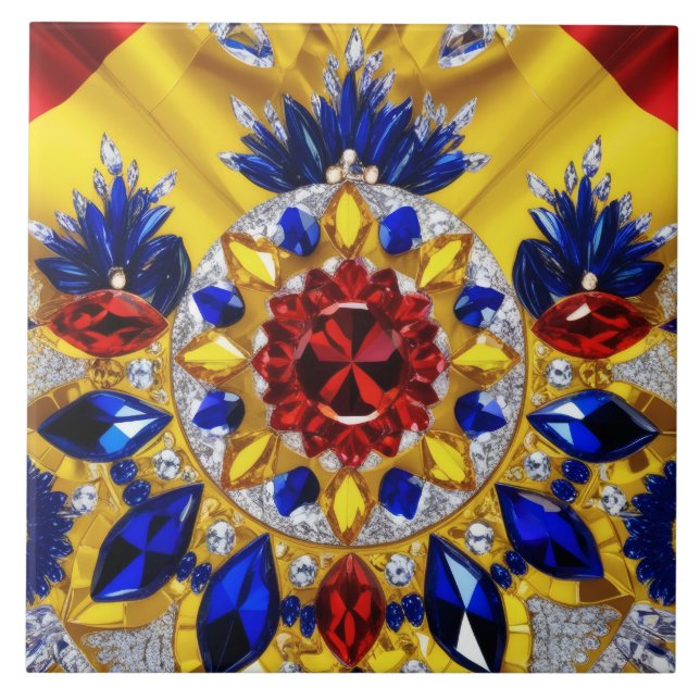 Azulejo com a Design moderna da romeno Colors (Frente)