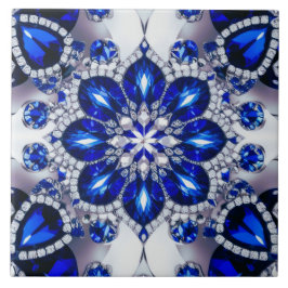 Azulejo com as cores brancas azuis Design moderno