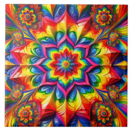 Azulejo com as cores LGBTQ da Design moderna