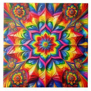 Azulejo com as cores LGBTQ da Design moderna