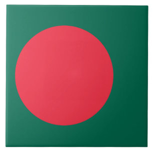 Azulejo com bandeira de Bangladesh