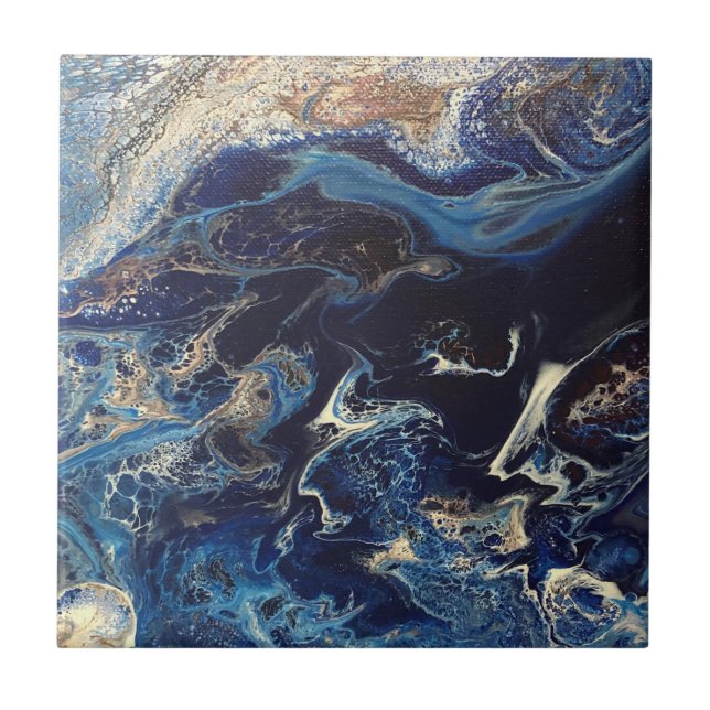 Azulejo com Johnson Abstrato Art (Frente)