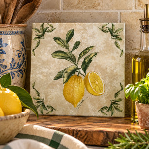 Azulejo com Limões Antigos