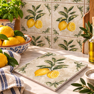Azulejo com Limões Vintage