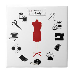 Azulejo com Texto Personalizado