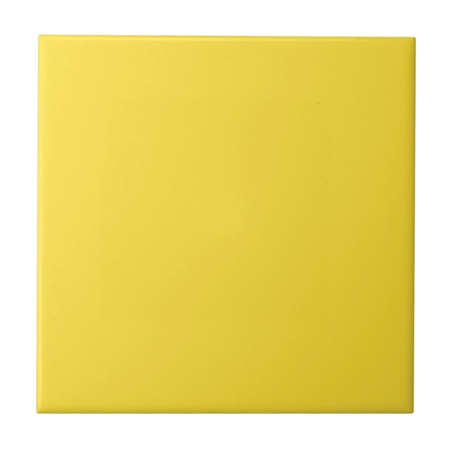 Azulejo Cor Amarela Banana (Frente)