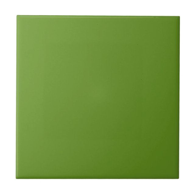 Azulejo Cor Sólida Verde Fern (Frente)