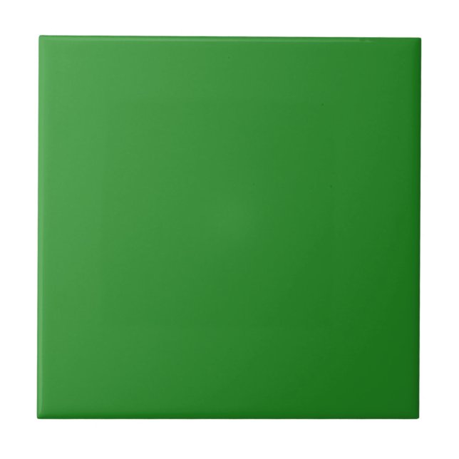 Azulejo Cor Verde Floresta Retro Bright (Frente)