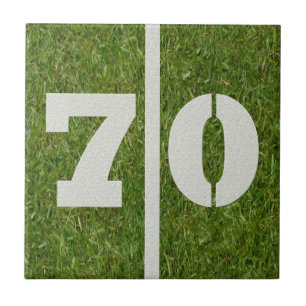 azulejo customizável do futebol do aniversário do