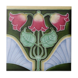 Azulejo da antiguidade da reprodução de Nouveau