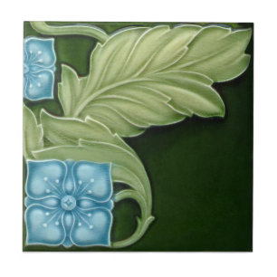 Azulejo da antiguidade da reprodução de Nouveau