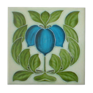 Azulejo da antiguidade da reprodução de Nouveau
