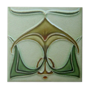 Azulejo da antiguidade da reprodução de Nouveau