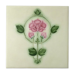 Azulejo da antiguidade da reprodução de Nouveau