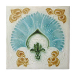 Azulejo da antiguidade da reprodução de Nouveau