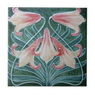 Azulejo da antiguidade da reprodução de Nouveau