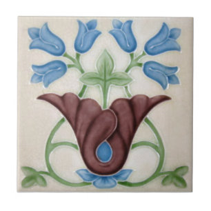 Azulejo da antiguidade da reprodução de Nouveau