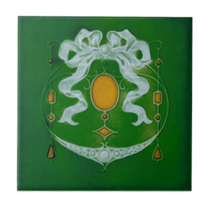 Azulejo da antiguidade da reprodução de Nouveau 
