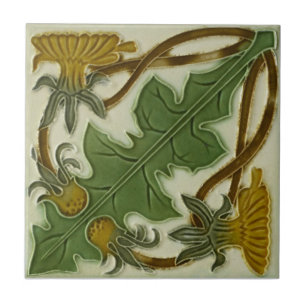 Azulejo da antiguidade da reprodução de Nouveau