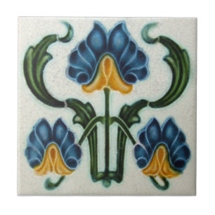 Azulejo da antiguidade da reprodução de Nouveau
