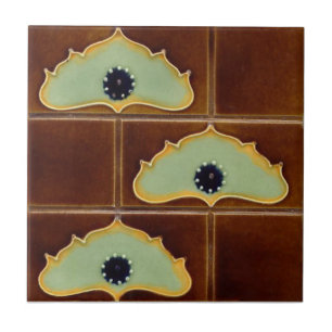 Azulejo da antiguidade da reprodução de Nouveau