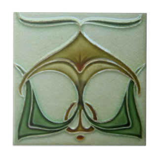 Azulejo da antiguidade da reprodução de Nouveau da