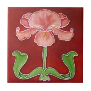 Azulejo da antiguidade da reprodução de Nouveau da