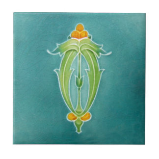 Azulejo da antiguidade da reprodução de Nouveau da