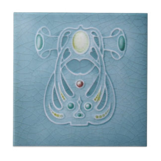 Azulejo da antiguidade da reprodução de Nouveau da