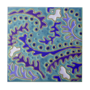 Azulejo da antiguidade da reprodução de Paisley 