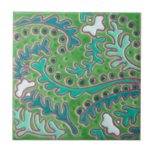 Azulejo da antiguidade da reprodução de Paisley 
