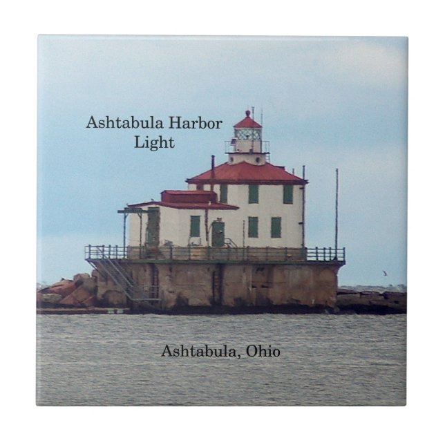 Azulejo da Ashtabula Harbor Light (Frente)
