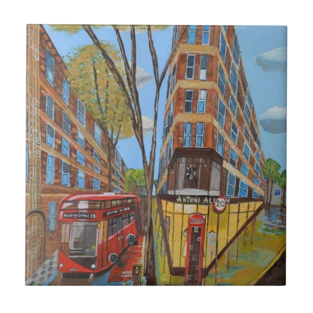 Azulejo da Avenida London Rosebery (Frente)