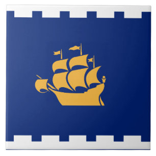 Azulejo da Bandeira da Cidade de Quebec