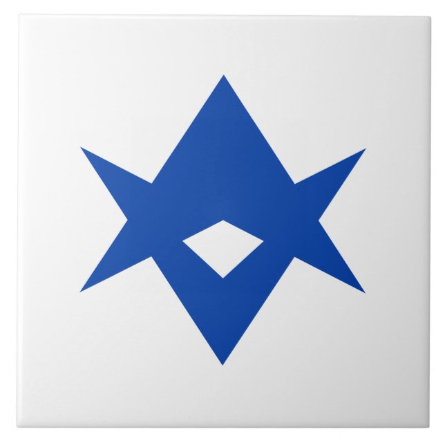 Azulejo da Bandeira da Cidade de Toyota (Frente)
