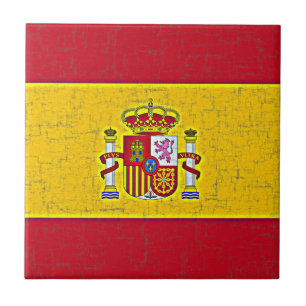 Azulejo da BANDEIRA da ESPANHA