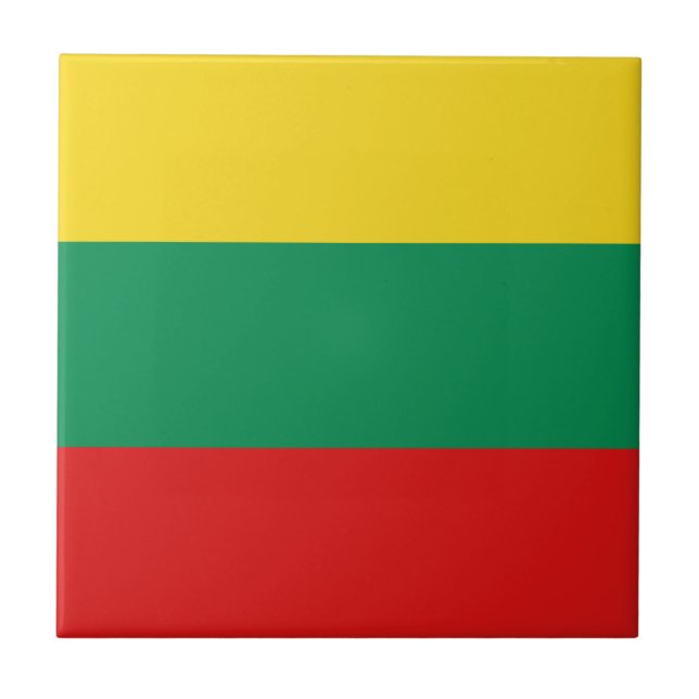 Azulejo da Bandeira da Lituânia (Frente)