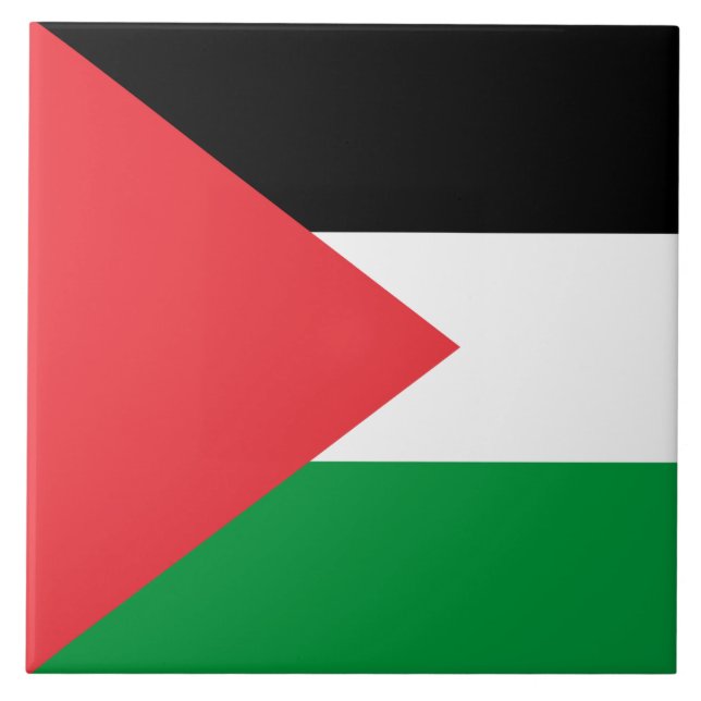 Azulejo da bandeira da Palestina (Frente)