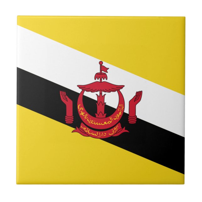 Azulejo da Bandeira de Brunei (Frente)