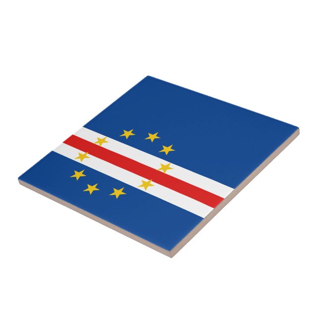 Azulejo da Bandeira de Cabo Verde (Lateral)