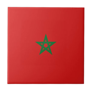 Azulejo da bandeira de Marrocos
