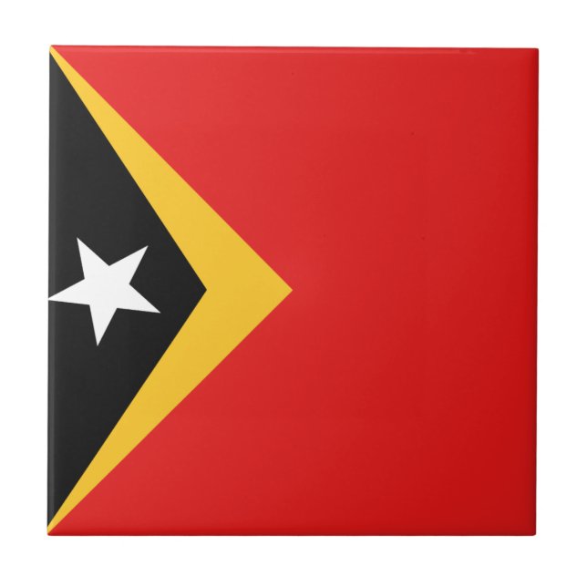 Azulejo da Bandeira de Timor-Leste (Frente)