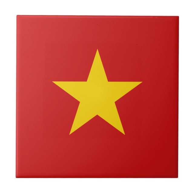 Azulejo da bandeira de Vietnam (Frente)