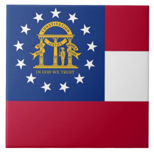 Azulejo da bandeira do estado de Geórgia