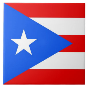 Azulejo da bandeira do estado de Puerto Rico
