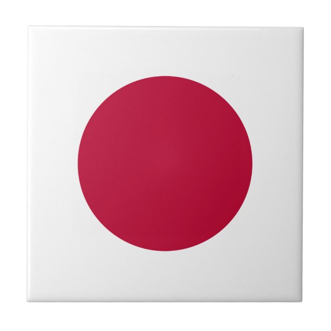 Azulejo da Bandeira do Japão (Frente)