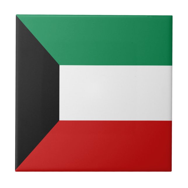 Azulejo da Bandeira do Kuwait (Frente)